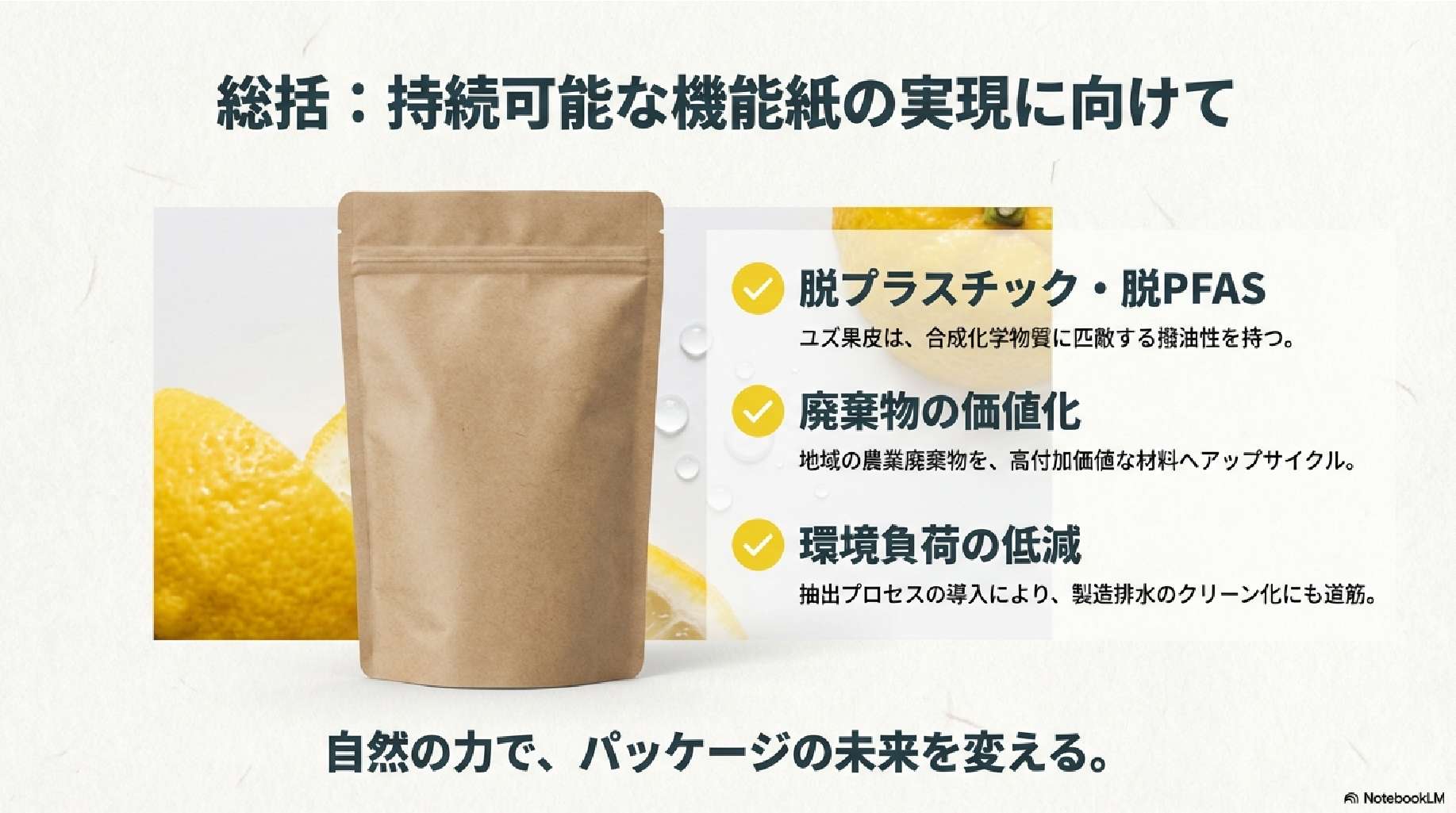 持続可能な機能紙