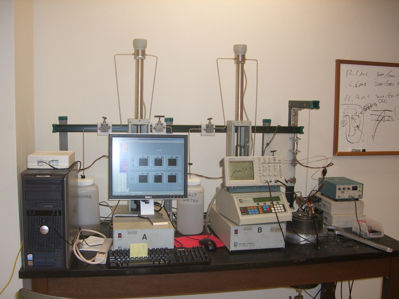Laboratory equipment for velocity measurement