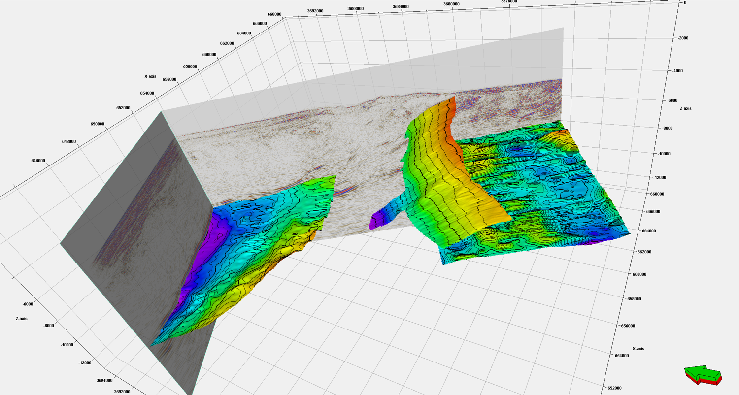 3D view of Nankai Trough structure