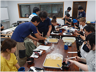 ところてんの試食
