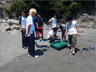 横浪林海実験所看板