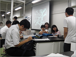 在学生との交流